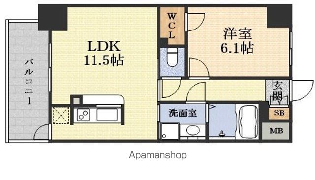 S−RESIDENCE新大阪駅前の間取り写真