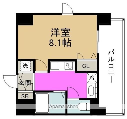 エスライズ中之島WESTの間取り写真