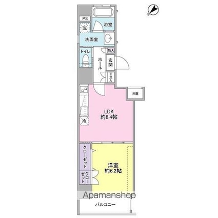 ＤＯＲＦ２１　ＳＵＭＩＫＡ[1LDK/40.05m2]の間取図