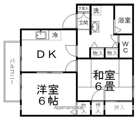 パレーシャル椌木の間取り写真