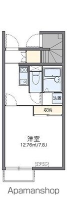 レオネクストメゾン　グリシーヌ[1K/25.09m2]の間取図