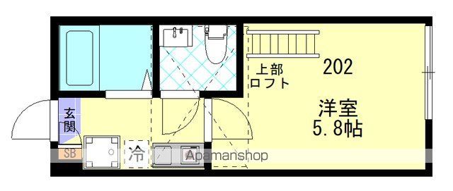 武蔵新城46APの間取り写真