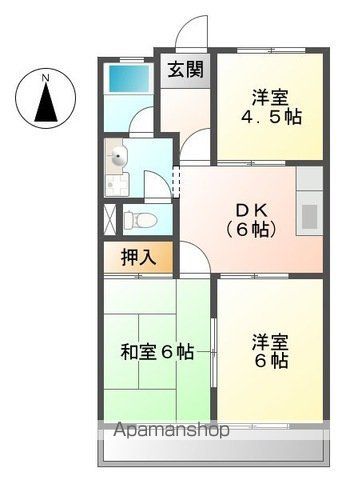 シャトー一宮の間取り写真