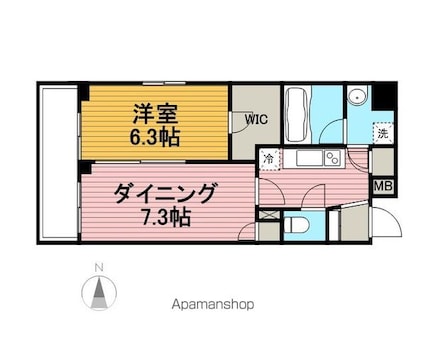 日神デュオステージ本所吾妻橋[1DK/40.07m2]の間取図
