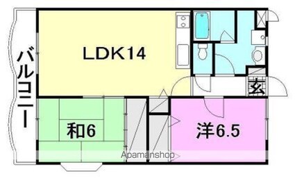 アイビー館[2LDK/60.48m2]の間取図