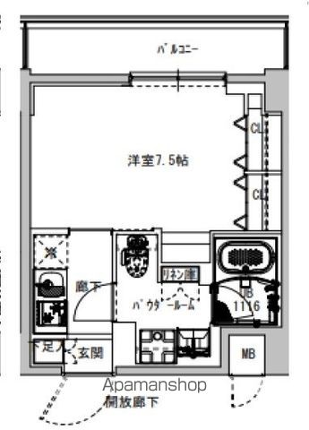 SーRESIDENCE木場FLUSPARKの間取り写真