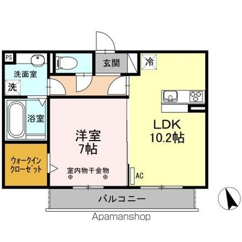 リバーパークの間取り写真