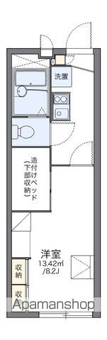 レオパレスサウスヒルズM&Mの間取り写真