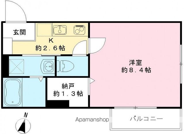 フラッツア烏山の間取り写真