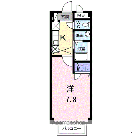 【プランドールＣの間取り】