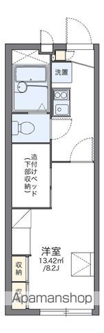 レオパレスドミール上川内の間取り写真