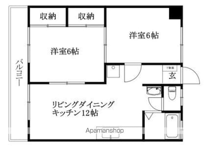 グレース北斎院[2LDK/53.29m2]の内装7