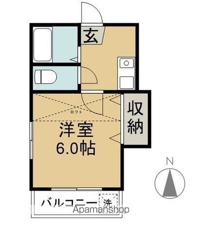 ボヌール若水の間取り写真