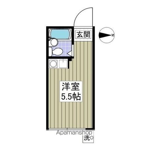 フラット中野の間取り写真