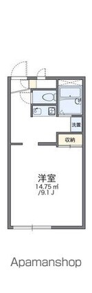 レオパレス蓮華[1K/26.49m2]の間取図