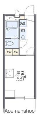 レオパレス東雲[1K/19.87m2]の間取図