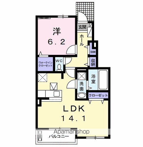 ルチル　Ⅴ 102 ｜ 千葉県松戸市八ケ崎２丁目26-13（賃貸アパート1LDK・1階・50.17㎡） その2