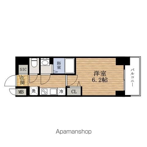 PRESSANCE堺筋本町ディスティニーの間取り写真