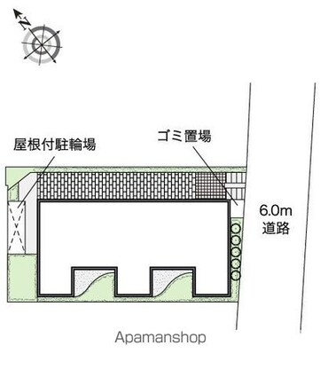 レオネクストビラ　ジョイア[1K/21.65m2]の配置図