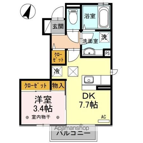 長野市 2階建 築10年の間取り写真