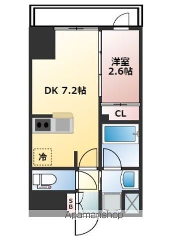 ＡＱＵＡ　ＭＡＭＡ博多駅南の間取り