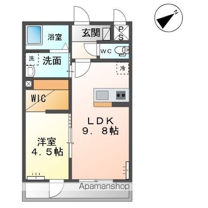 仮）土浦市乙戸南アパート[1LDK/35.33m2]の間取図