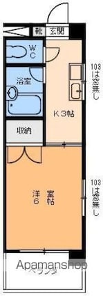 ＬＩＥＮ　リアン[1K/20.22m2]の間取図