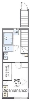 レオパレス金剛沢[1K/26.08m2]の間取図