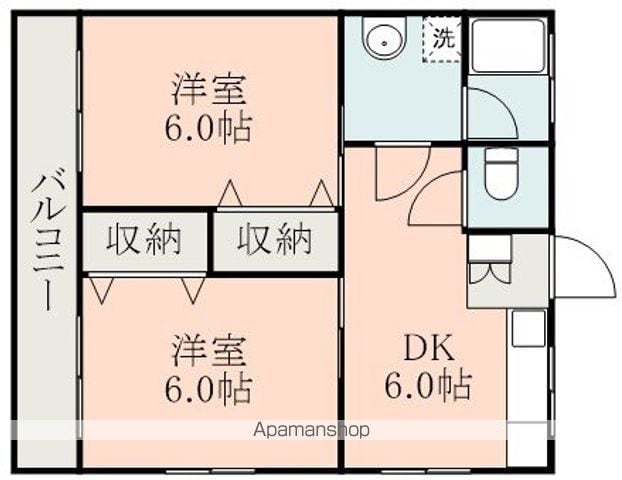 ヒルサイドハイツの間取り写真