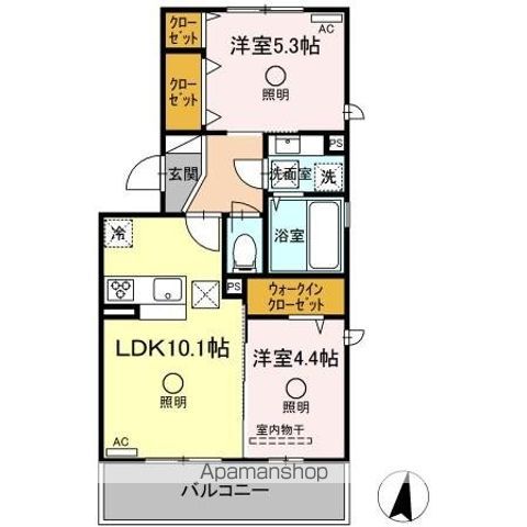 クレリアの間取り写真