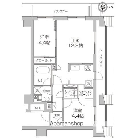 レジディア高円寺の間取り写真