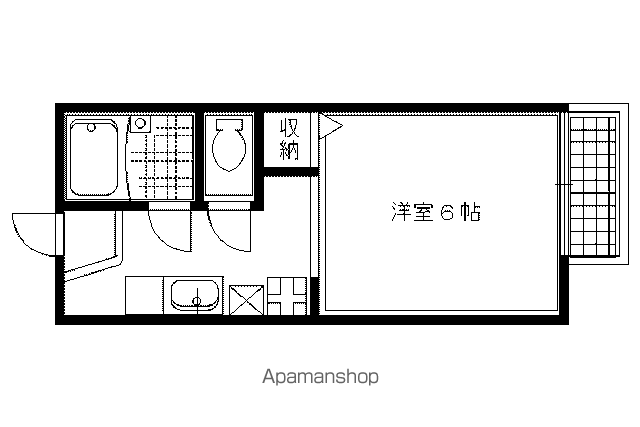 ハイツ銀華の間取り写真