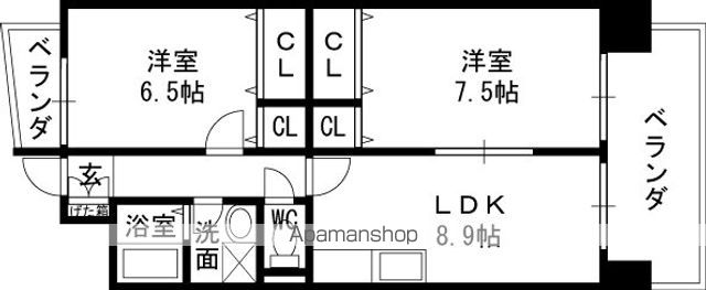 セイグレイスの間取り写真