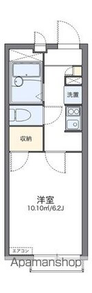 レオパレス日野本町[1K/20.17m2]の間取図