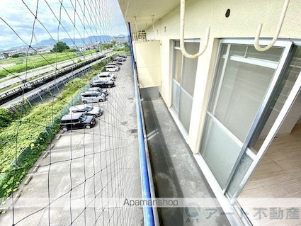 アルト堀江　２号棟[2DK/38.16m2]のバルコニー