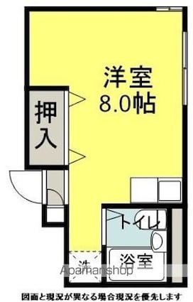 ＨＯＵＳＥ２１[1R/21.58m2]の間取図