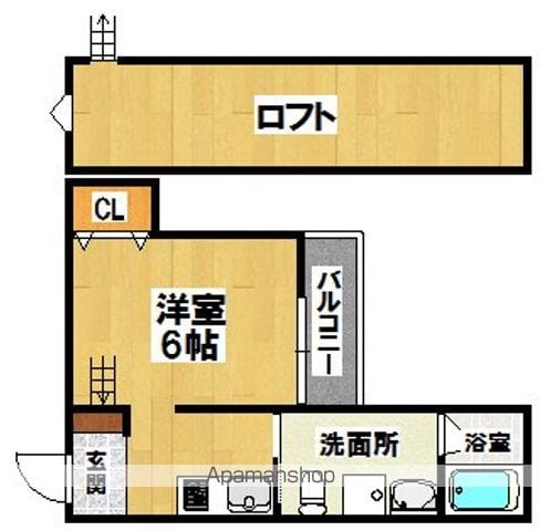 カーサブルーノ萩原天神の間取り写真