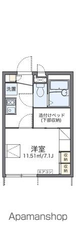 レオパレスマルベリー Kの間取り写真