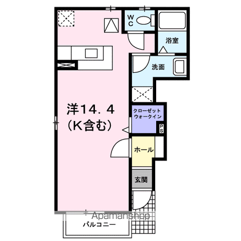 クラールエーリの間取り写真