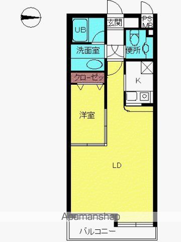 ヴァンテアンライフ高円寺壱番館の間取り写真