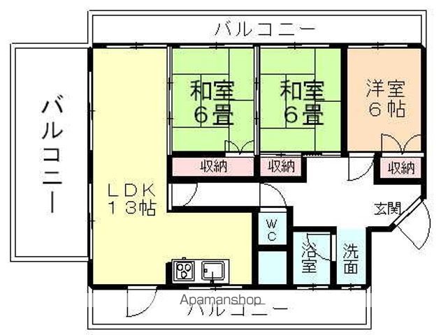 クリオ白銀の間取り写真