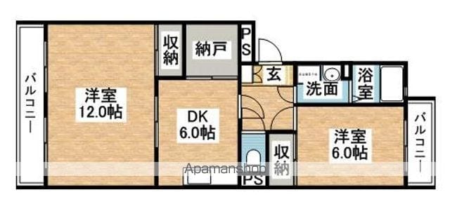 レジデンス牛房の間取り写真