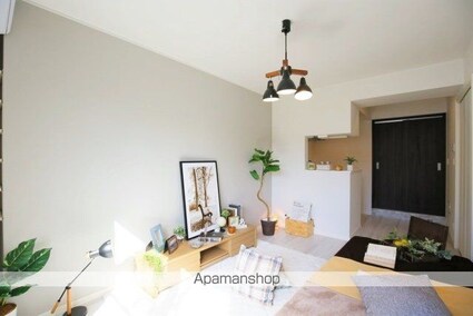 東京都新宿区若葉２丁目[1K/28.65m2]のリビング・居間3