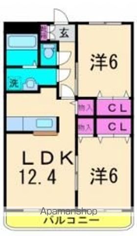 【神栖市平泉のマンションの間取り】