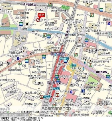 ハイシティ高田馬場[1R/15.55m2]の配置図