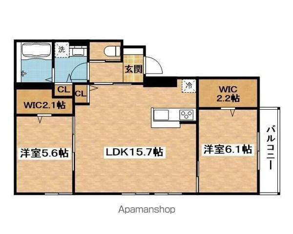 COZY COURT 千里山田II番館の間取り写真