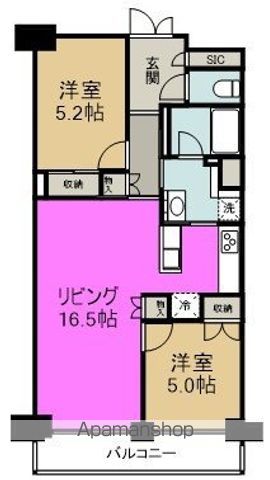 大淀町スカイハイツの間取り写真