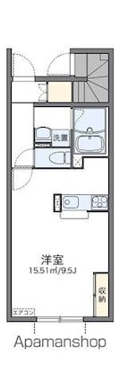 レオネクスト段々[1K/30m2]の間取図