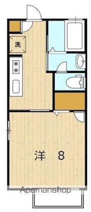 メゾンドールＭＣ[1K/27.18m2]の間取図