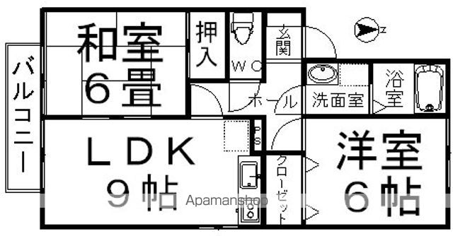 ハルメゾンの間取り写真